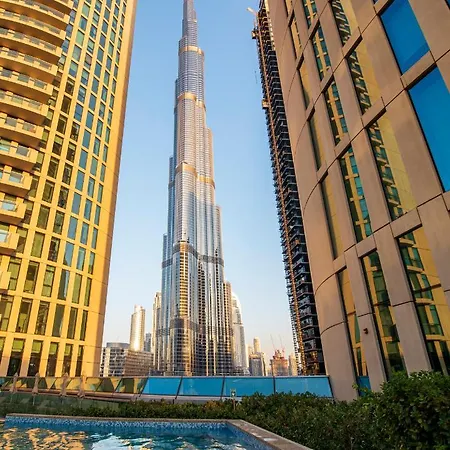 First Class 3Br With Full Burj Khalifa And Fountain View Dubai Exterior photo
