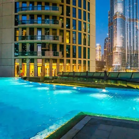 First Class 3Br With Full Burj Khalifa And Fountain View Dubai Exterior photo