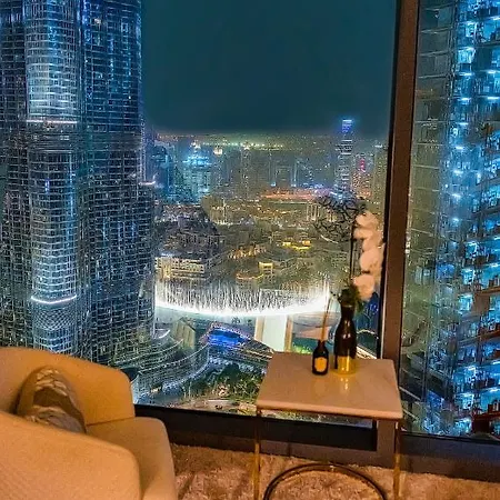 First Class 3Br With Full Burj Khalifa And Fountain View Dubai Exterior photo